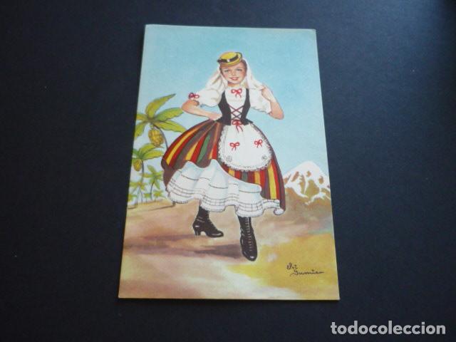 Postales: CANARIAS TRAJE TIPICO - Foto 1