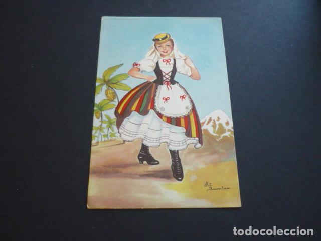 Postales: CANARIAS TRAJE TIPICO - Foto 1