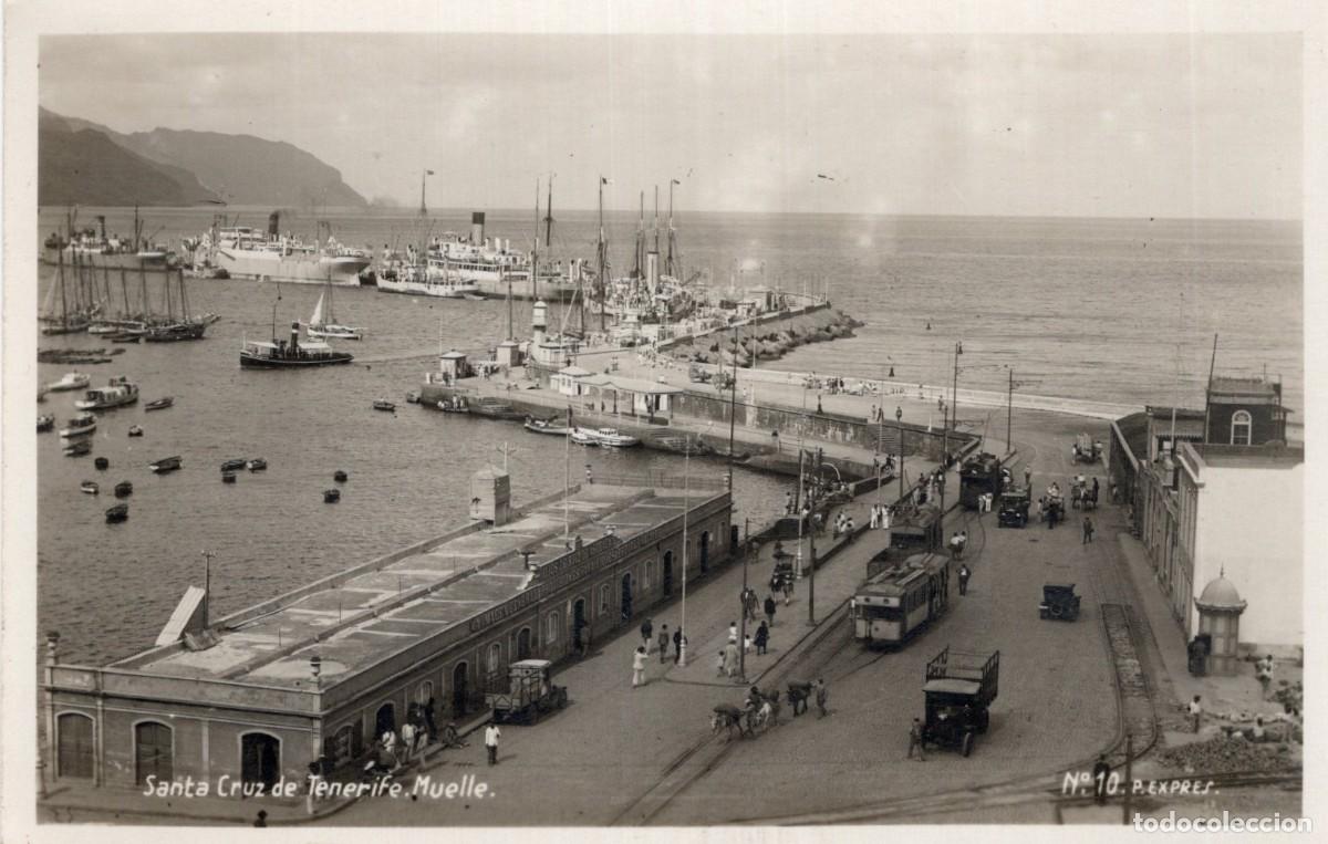 santa cruz de tenerife. 10 muelle Buy Antique postcards from the