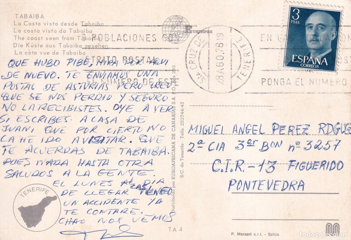 Postales: TENERIFE SOUVENIR DE TABAIBA - Foto 2