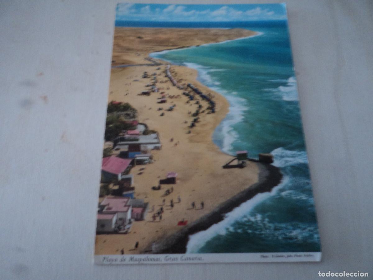 Postales: playa de maspalomas, gran canaria, circulada - Foto 1