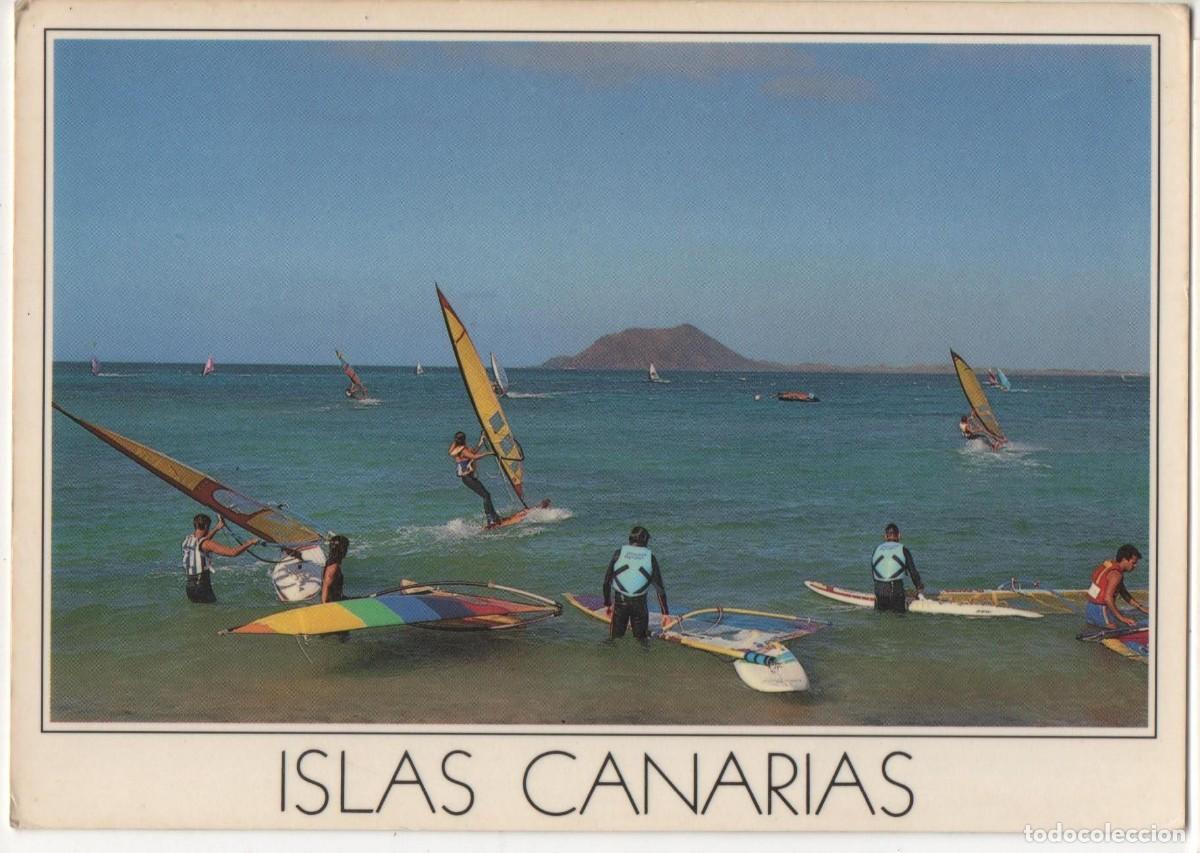 Postales: Postal de Corralejo: Isla de los Lobos-circulada- - Foto 1