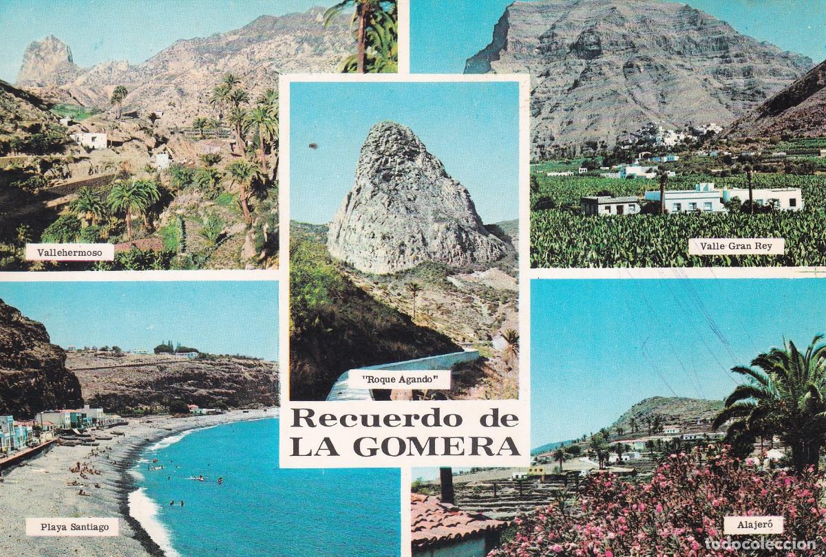 Postales: CANARIAS LA GOMERA - RECUERDO - Foto 1