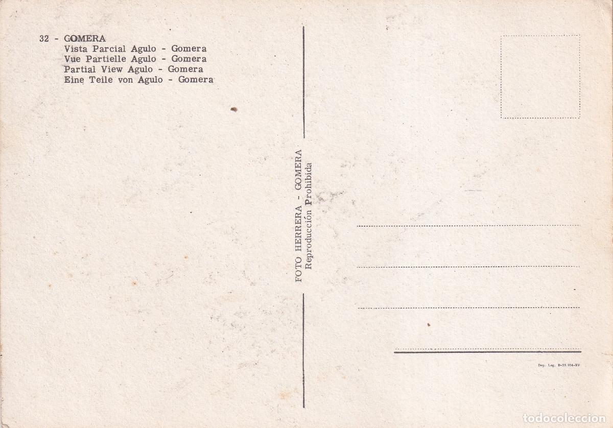 Postales: CANARIAS LA GOMERA - AGULO - Foto 2