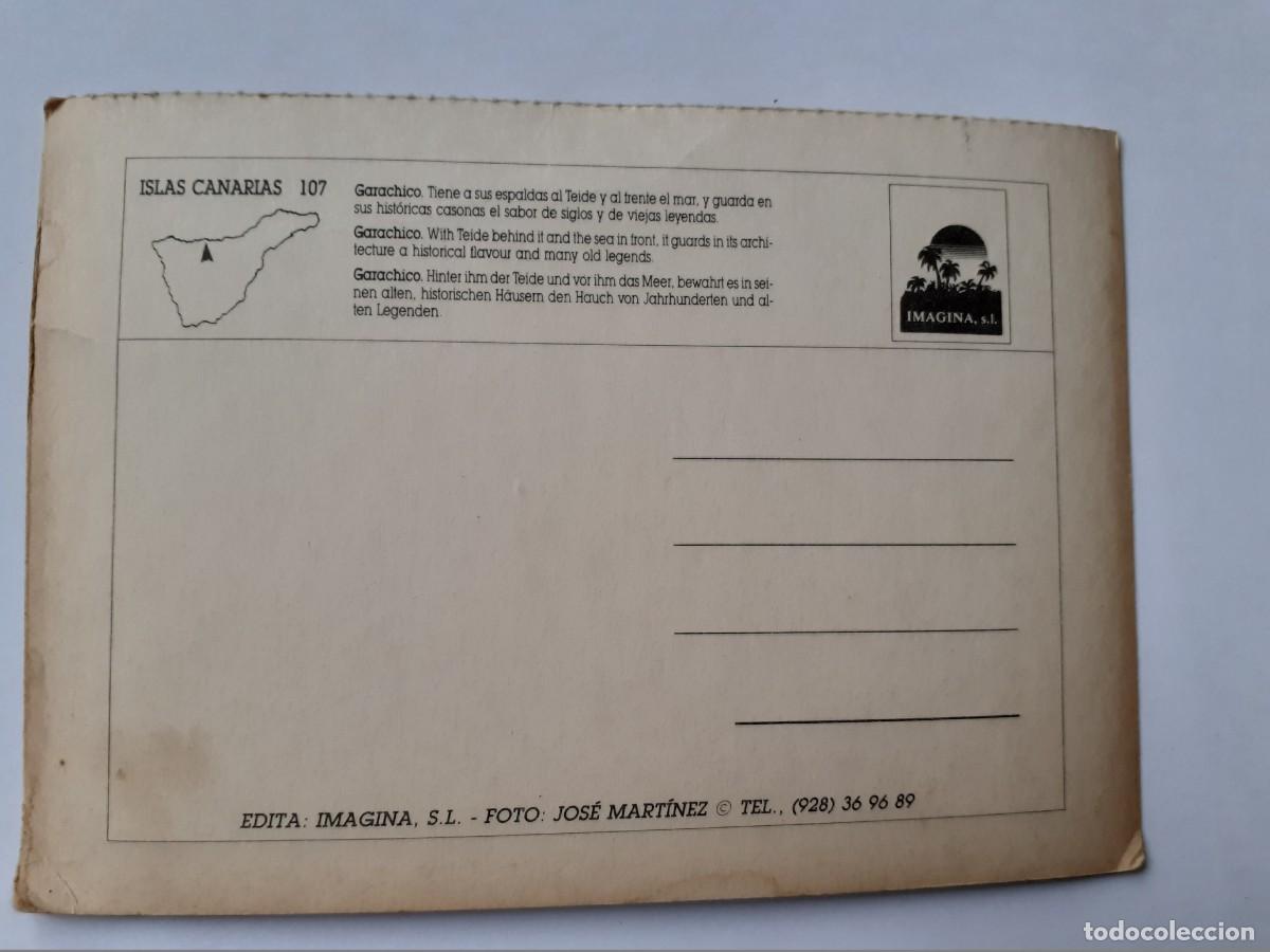 Postales: POSTAL - ISLAS CANARIAS GARACHICO - S/C - Foto 2