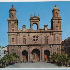 Postales: LAS PALMAS DE GRAN CANARIA- CATEDRAL-ESCRITA-