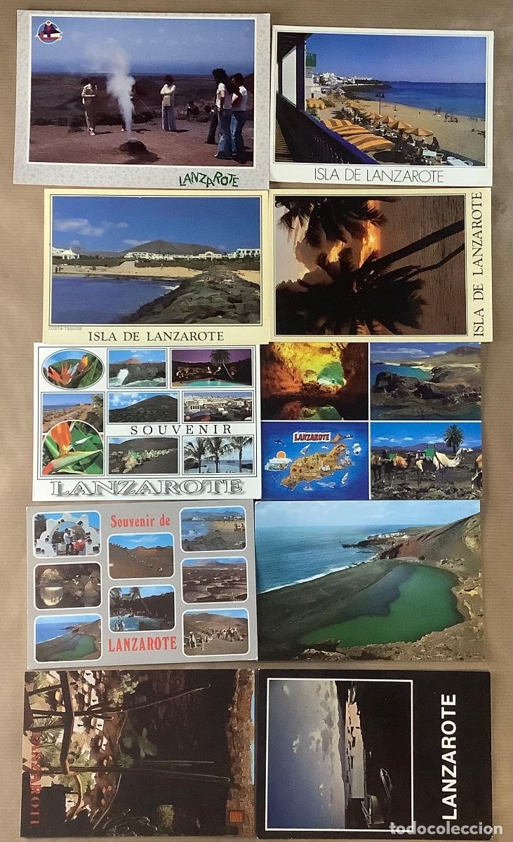 Postales: LOTE 10 postales LANZAROTE - Foto 1