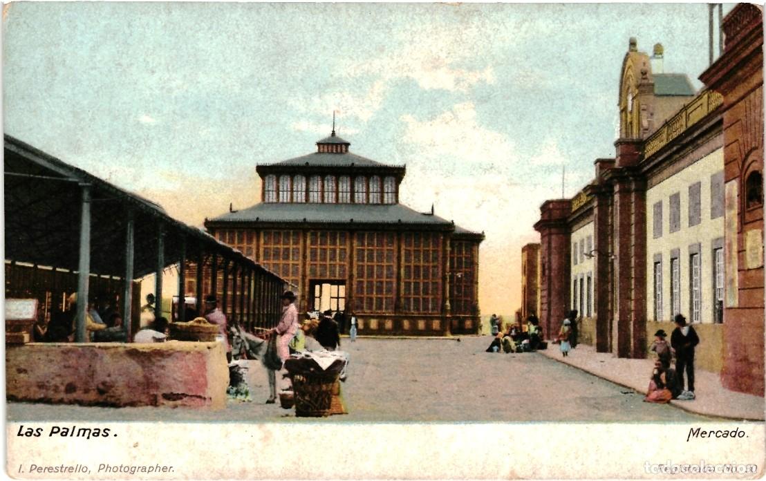 Postales: GRAN CANARIA. LAS PALMAS. MERCADO - Foto 1