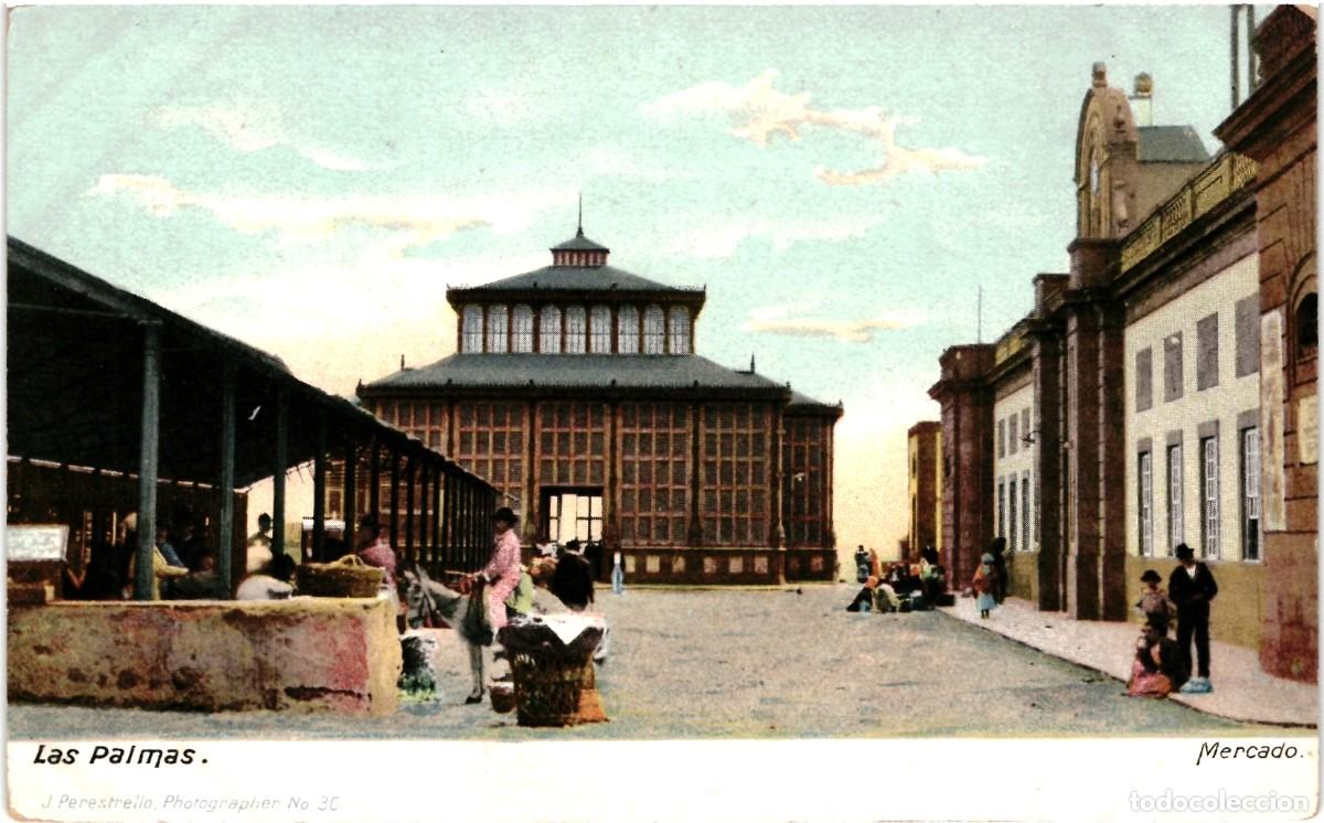 Postales: GRAN CANARIA. LAS PALMAS. MERCADO - Foto 1