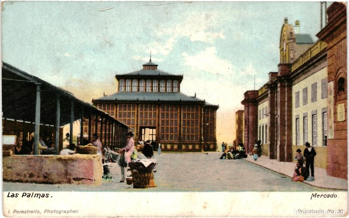 Postales: GRAN CANARIA. LAS PALMAS. MERCADO - Foto 1