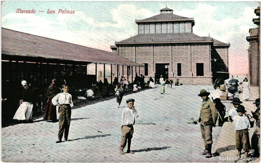 Postales: GRAN CANARIA. LAS PALMAS. MERCADO - Foto 1