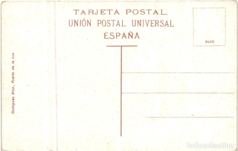 Postales: MAPA DE GRAN CANARIA. (ED. RODRIGUES BROS.) - Foto 2