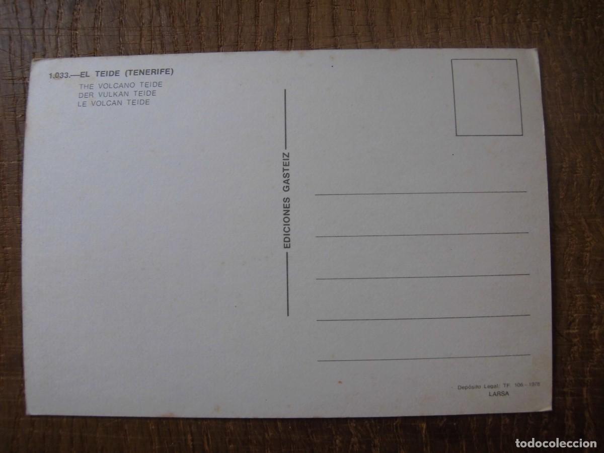 Postales: POSTAL TENERIFE EL TEIDE EDICIONES GAST&Eacute;IZ - Foto 2