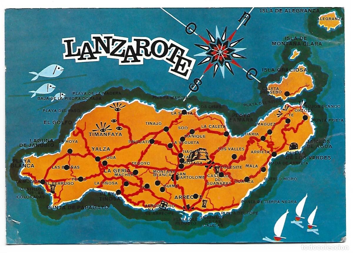 Postales: LA ISLA DE LOS VOLCANES.- LANZAROTE - Foto 1
