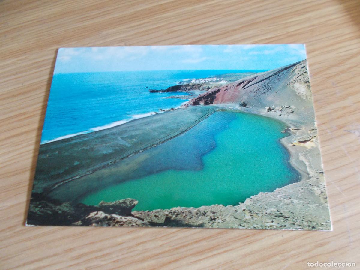Postales: LANZAROTE -- CANARIAS -- LAGO DEL GOLFO - Foto 1
