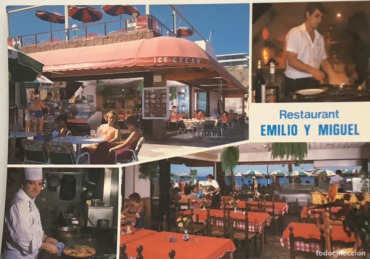 Postales: GRAN CANARIA Playa del Ingl&eacute;s, restaurante Emilio y Miguel, Sin circular. - Foto 1
