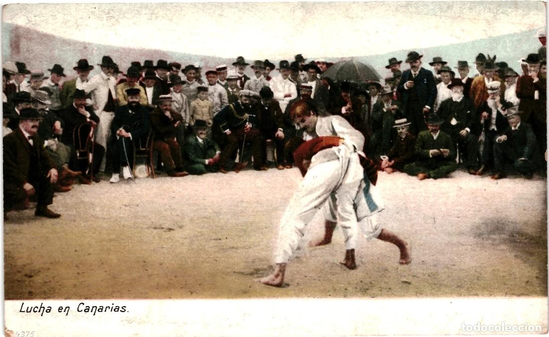 Postales: LUCHA EN CANARIAS 4375 - Foto 1