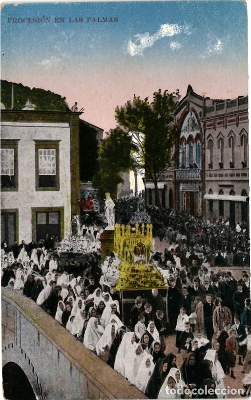 Postales: PROCESI&Oacute;N EN LAS PALMAS - Foto 1