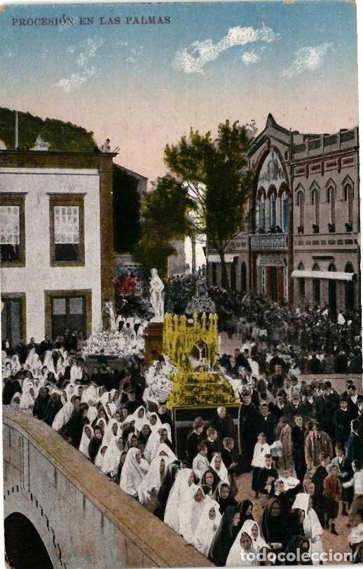 Postales: PROCESI&Oacute;N EN LAS PALMAS - Foto 1