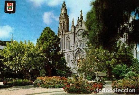 Postales: :::: C527 - POSTAL - ARUCAS - CATEDRAL - Foto 1