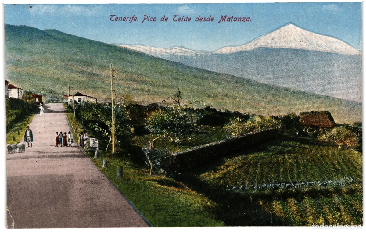 Postales: POSTAL PICO DE TEIDE DESDE MATANZA - Foto 1