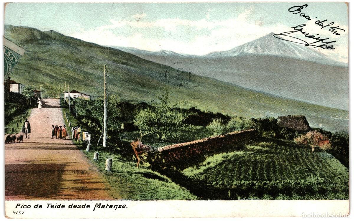 Postales: POSTAL PICO DE TEIDE DESDE MATANZA - Foto 1