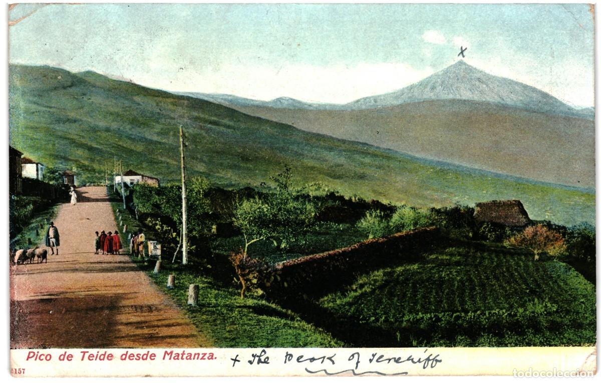 Postales: POSTAL PICO DE TEIDE DESDE MATANZA - Foto 1