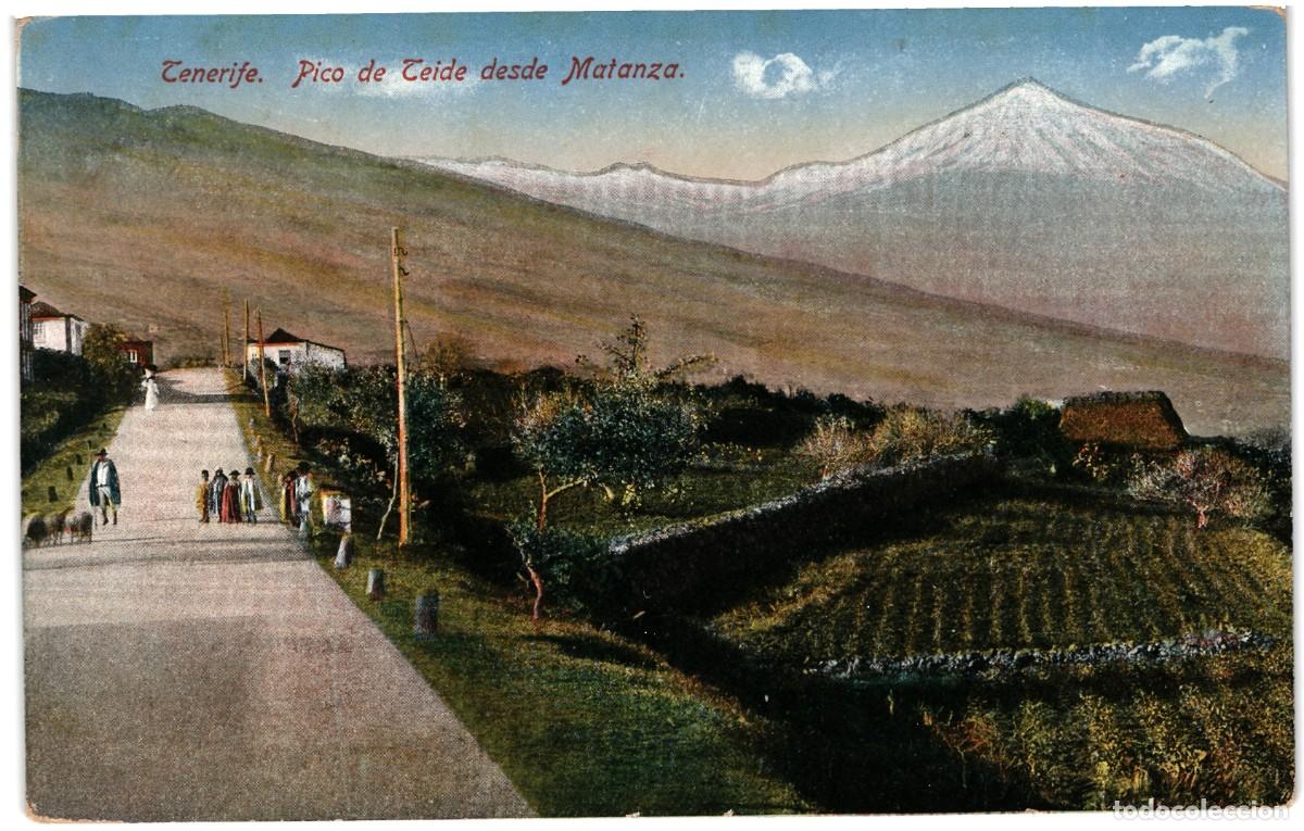 Postales: POSTAL PICO DE TEIDE DESDE MATANZA - Foto 1