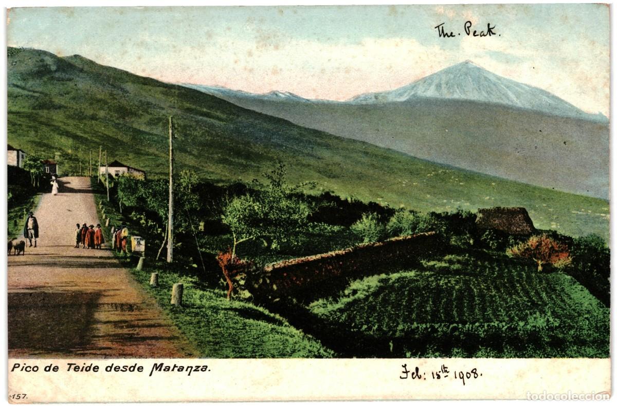 Postales: POSTAL PICO DE TEIDE DESDE MATANZA - Foto 1