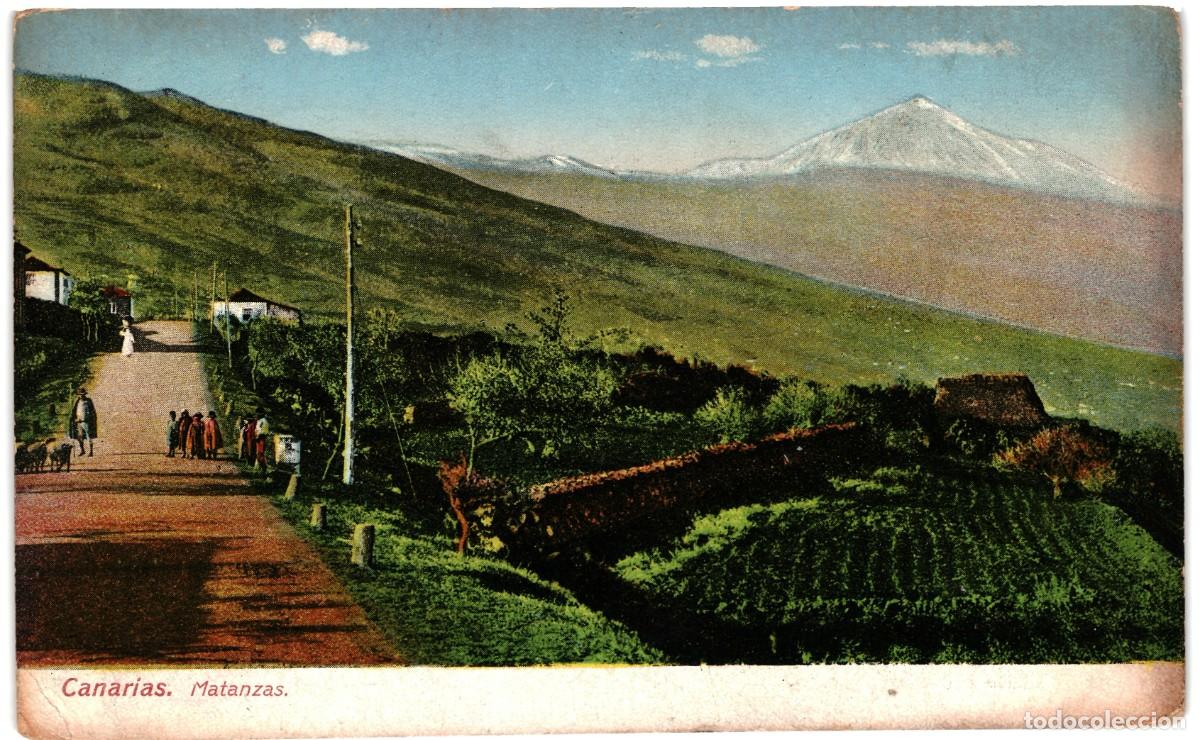 Postales: POSTAL PICO DE TEIDE DESDE MATANZA - Foto 1