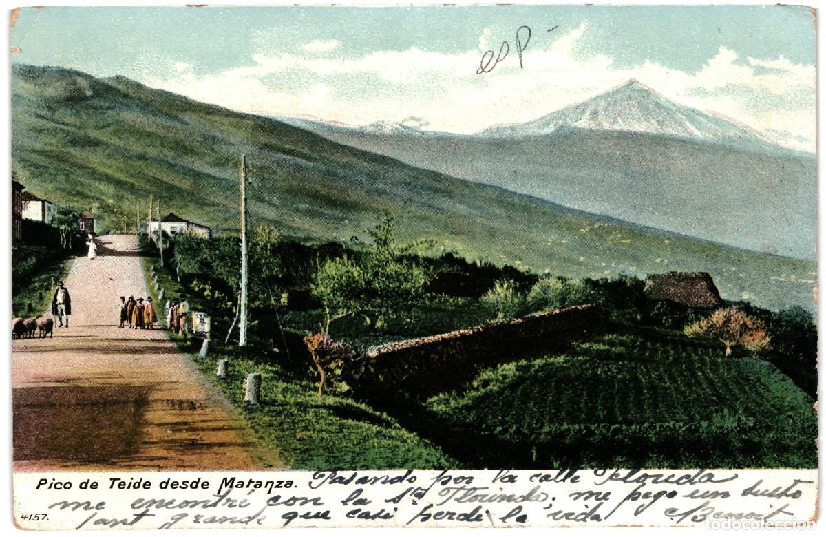 Postales: POSTAL PICO DE TEIDE DESDE MATANZA - Foto 1