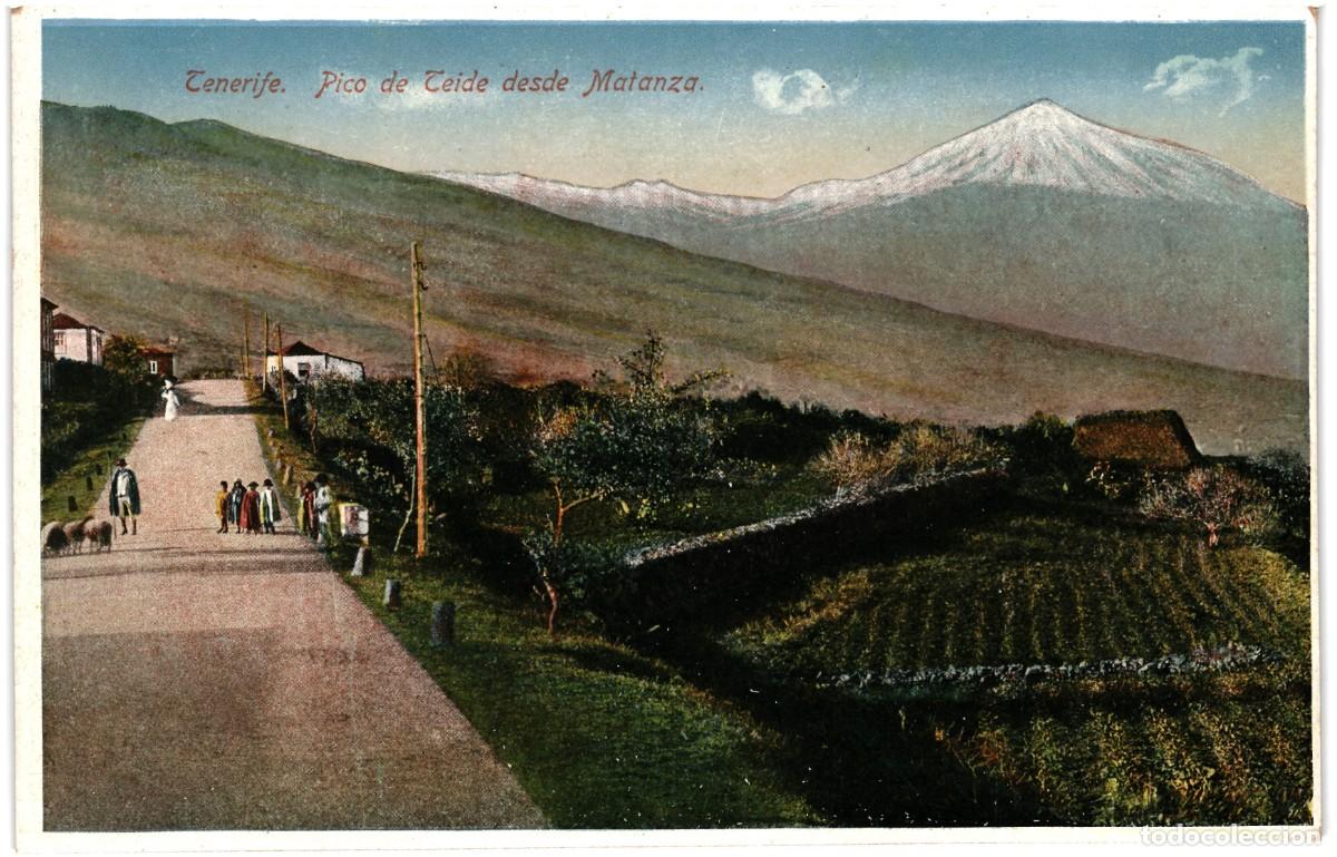 Postales: POSTAL PICO DE TEIDE DESDE MATANZA - Foto 1
