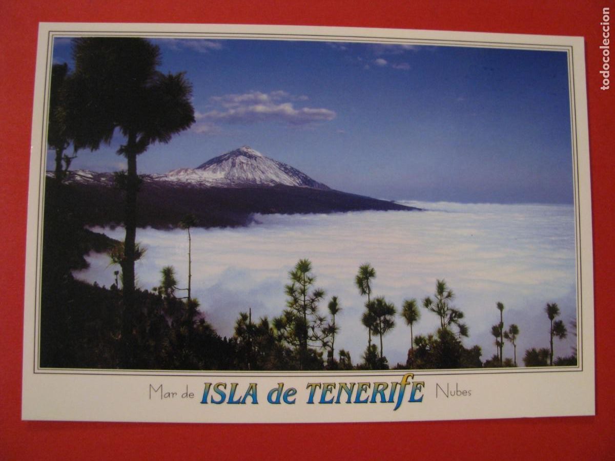 Postales: POSTAL DE TENERIFE. EL TEIDE Y SU MAR NUBES. SOFOTO. - Foto 1