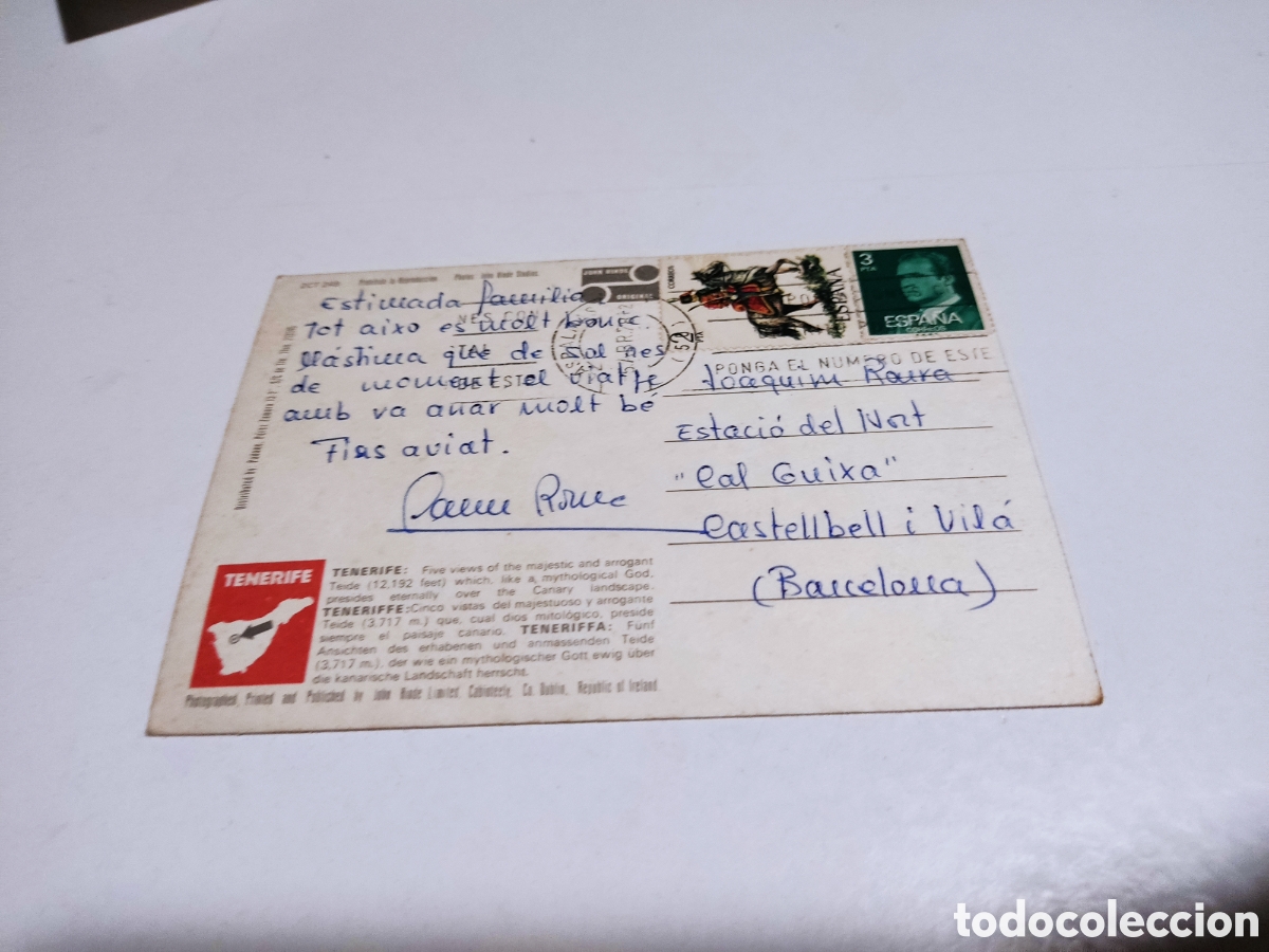 Postales: Postal Tenerife el Teide - Foto 2