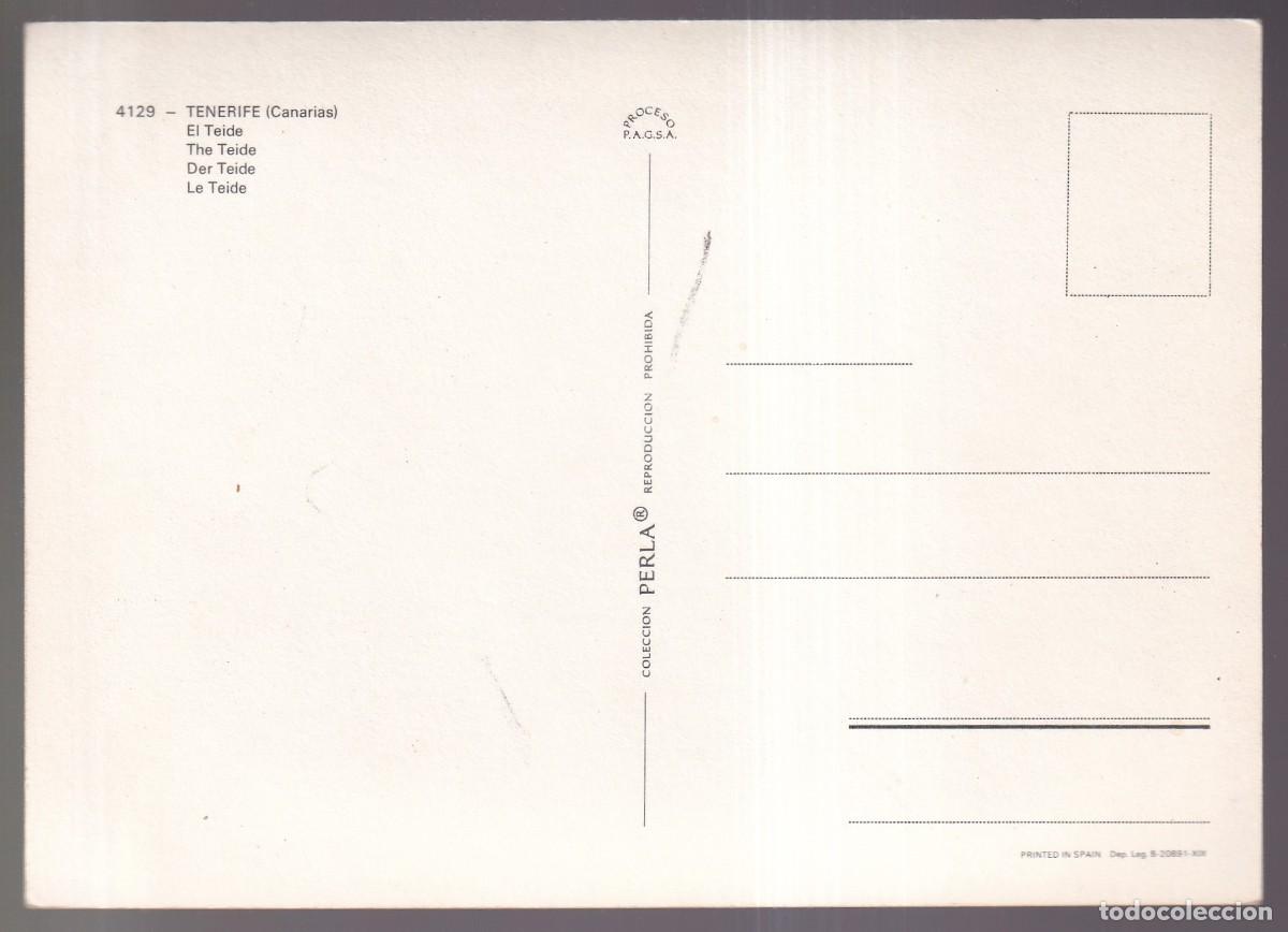 Postales: Teide *El Teide* Ed. Perla n&ordm; 4129. Nueva. - Foto 2