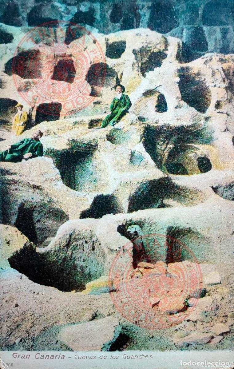 Postales: POSTAL GRAN CANARIA - CUEVAS DE LOS GUANCHES - Foto 1