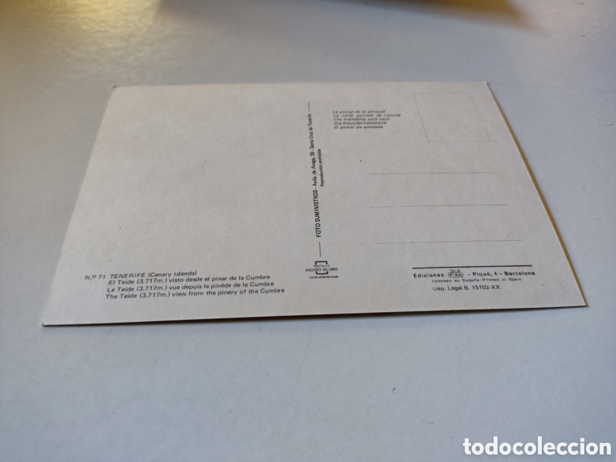 Postales: Postal El Teide, Tenerife - Foto 2