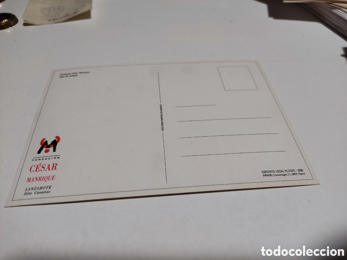 Postales: Postal fundaci&oacute;n C&eacute;sar Manrique - Foto 2