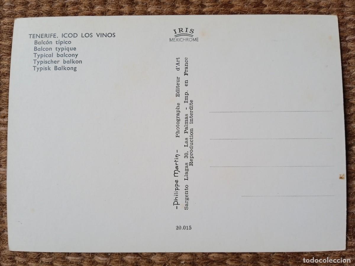 Postales: ICOD DE LOS VINOS - TENERIFE - ED. IRIS - Foto 2