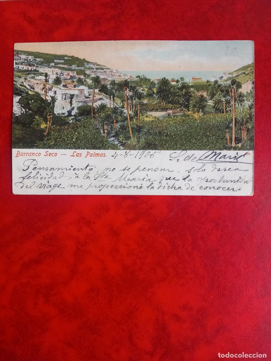 Postales: BARRANCO SECO, LAS PALMAS. 1905. - Foto 1