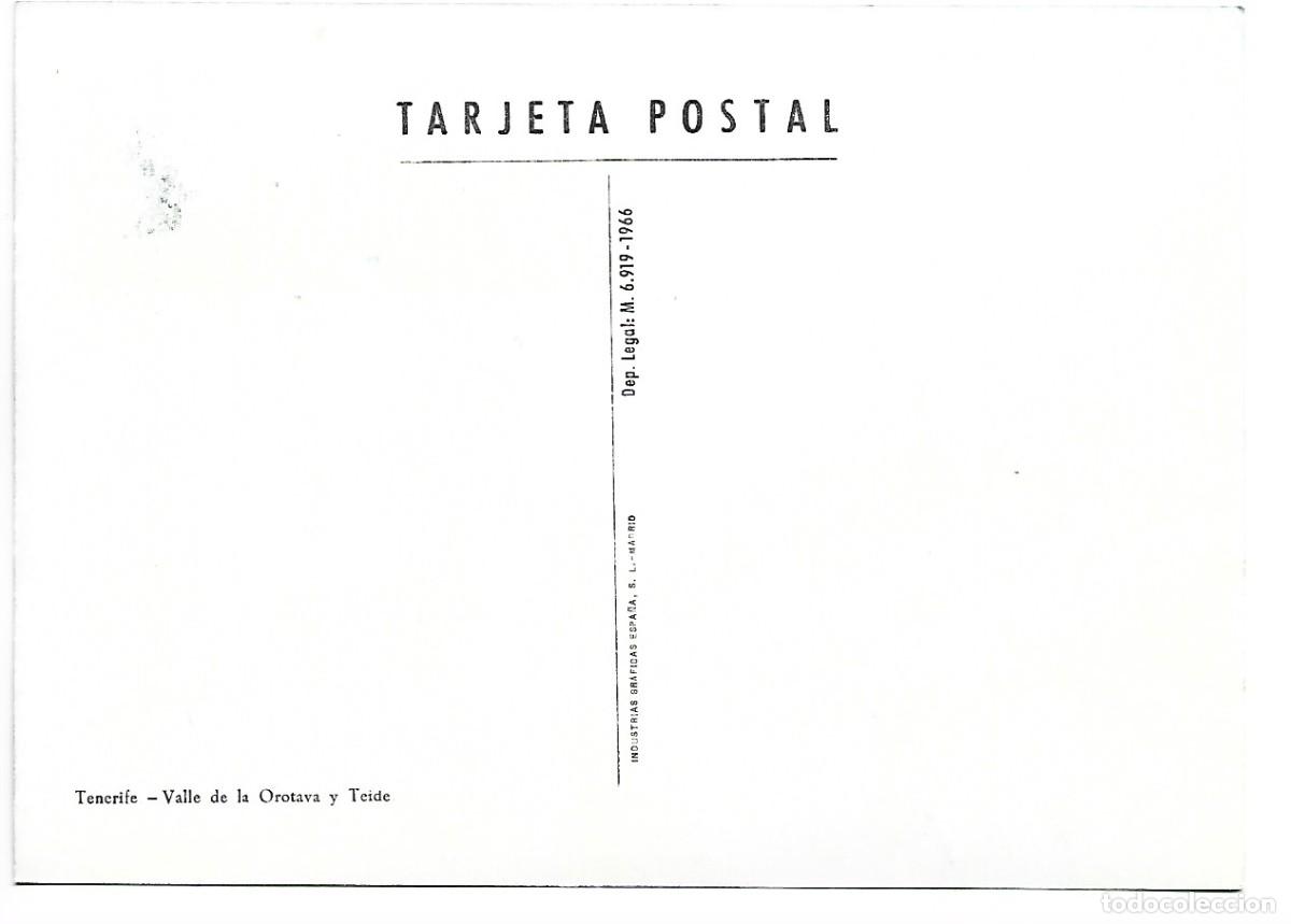 Postales: VALLE DE LA OROTAVA Y TEIDE.- TENERIFE - Foto 2