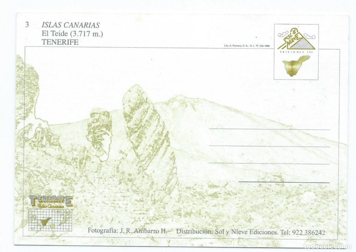 Postales: EL TEIDE.- TENERIFE / ISLAS CANARIAS - Foto 2