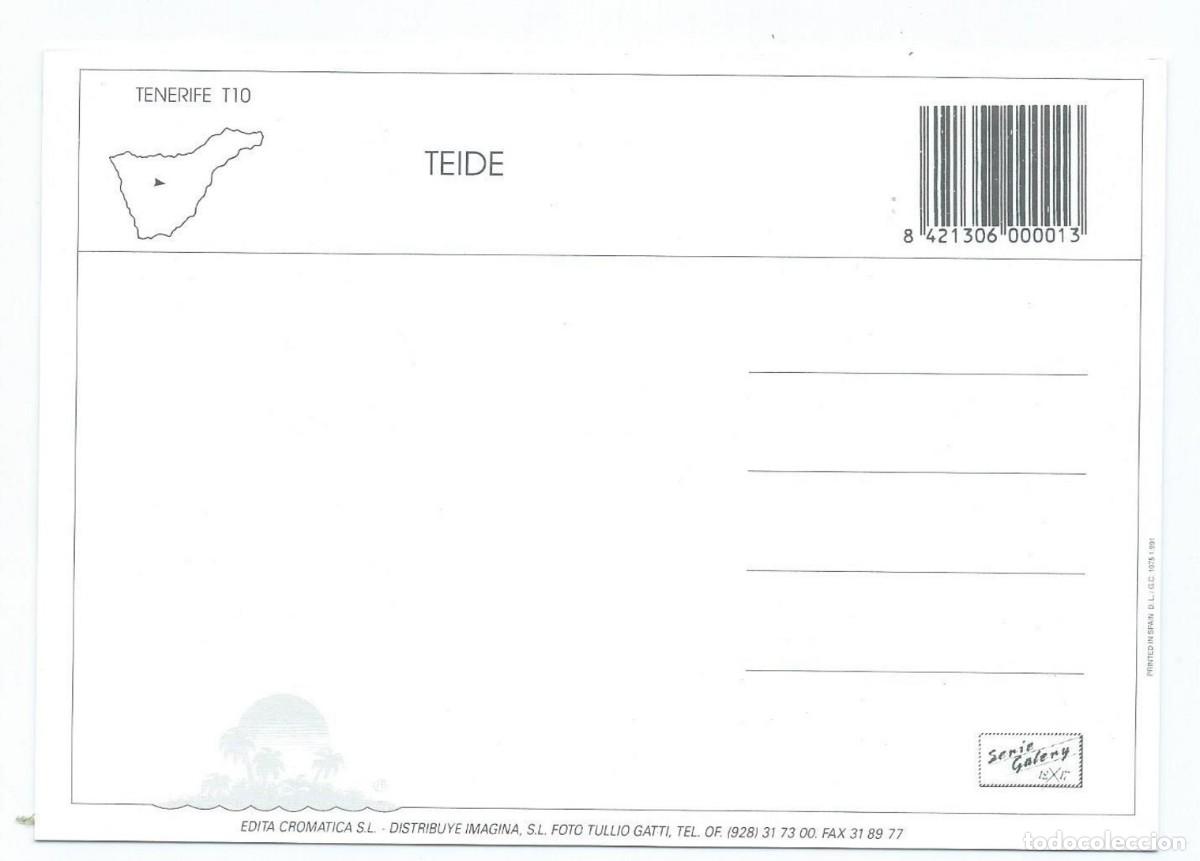 Postales: EL TEIDE.- TENERIFE. - Foto 2