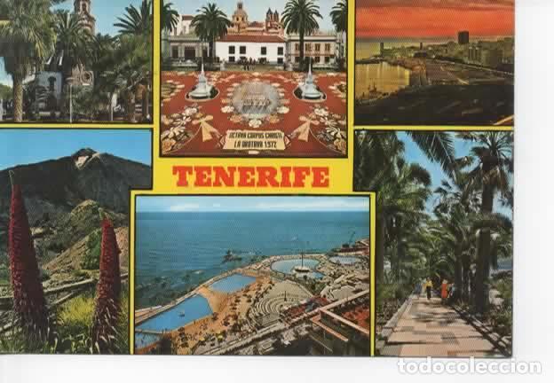 Postales: CANARIAS ESCRITA TENERIFE - Foto 1