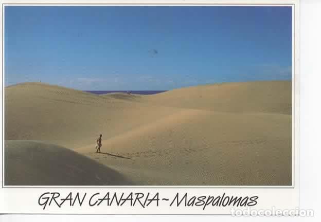 Postales: CANARIAS ESCRITA GRAN CANARIA MASPALOMAS - Foto 1