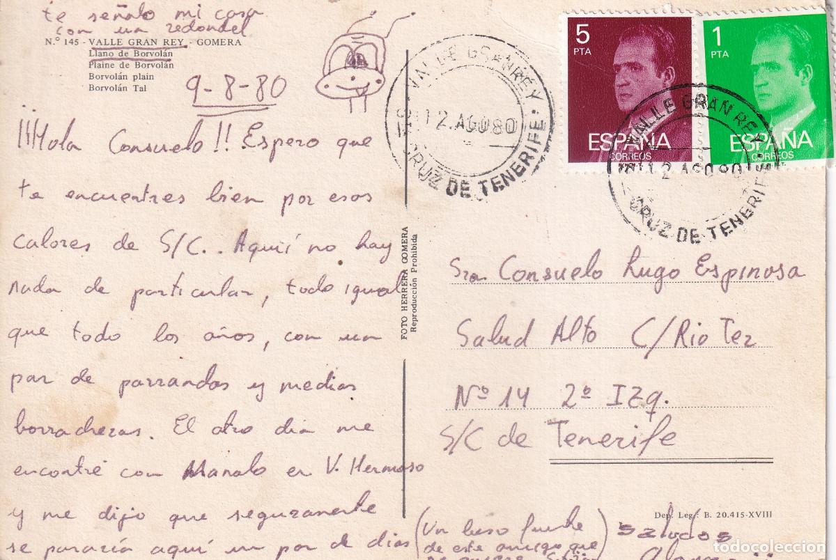 Postales: CANARIAS GOMERA VALLE DE GRAN REY - Foto 2