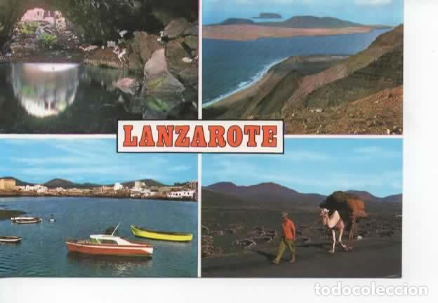 Postales: TARJETA POSTAL ESCRITA LANZAROTE - Foto 1