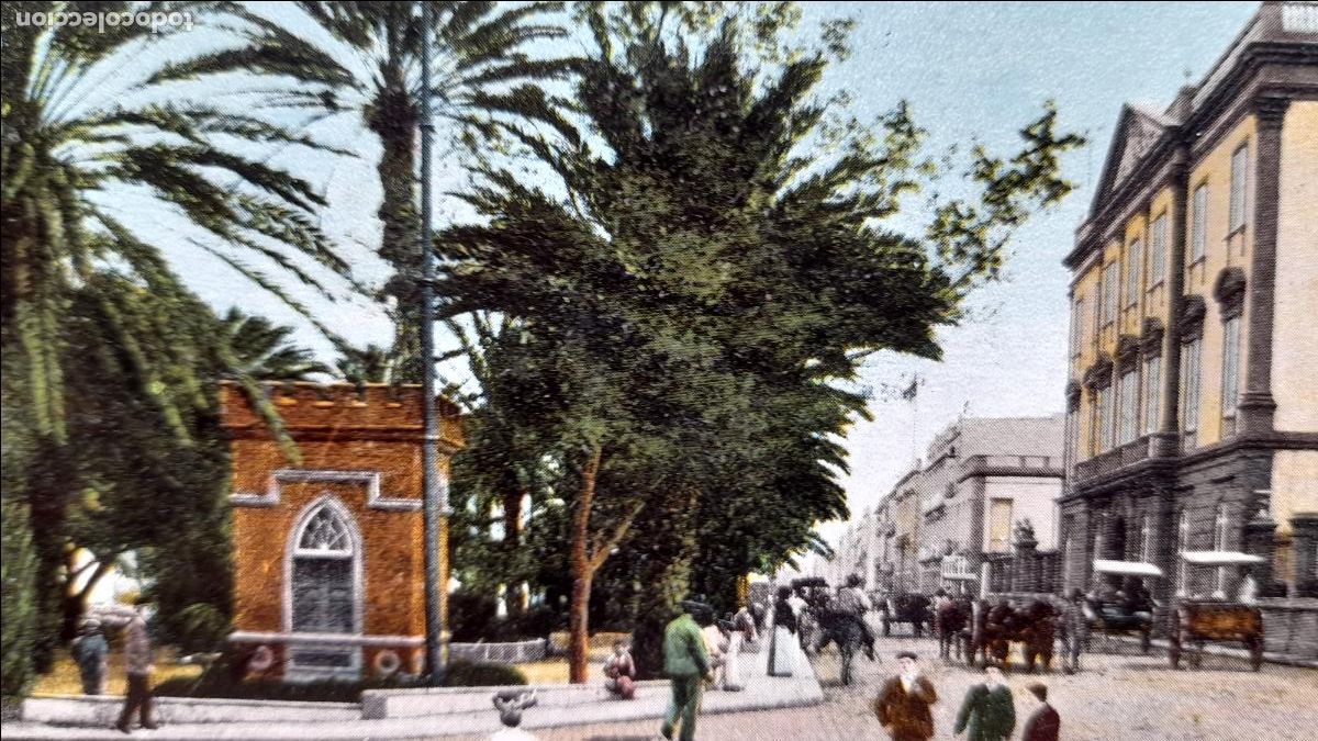 Postales: Las Palmas. Parque y Capitan&iacute;a. - Foto 3