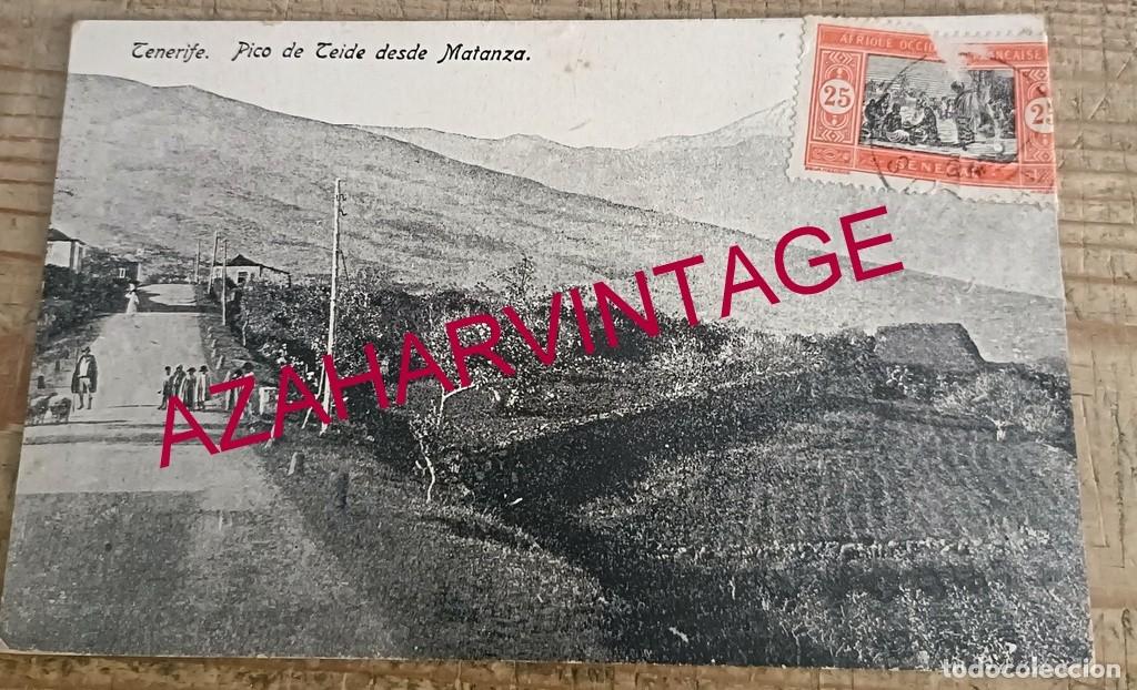 Postales: POSTAL PICO DE TEIDE DESDE MATANZA - Foto 1