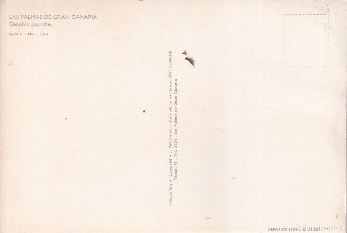 Postales: GRAN CANARIA CENOBIO GUANCHE - Foto 2